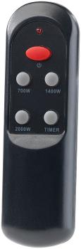 Preview: Infrarot-Standheizstrahler 2.000 W – 3 Heizstufen, Timer & Fernbedienung – IP34 Schutz