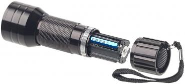 Preview: UV-Taschenlampe mit Geldprüffunktion – 2-in-1 Gerät mit 21 LEDs, batteriebetrieben