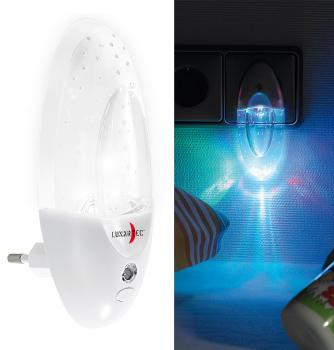 Preview: LED-Nachtlicht mit Regenbogen-Effekt und Dämmerungssensor