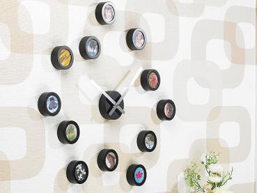 Preview: Horloge murale personnalisable 12 photos