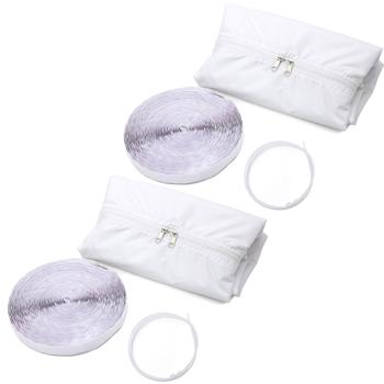 Preview: 2er Fenster-Abdichtung für mobile Klima-Geräte oder Abluft Wäschetrockner, Fensterabdichtung, energiesparender Hot Air Stop m. schneller Installation