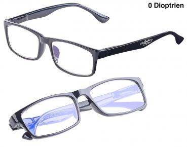 Preview: confezione da 2 occhiali da vista con filtro per la luce blu, 0 diottrie