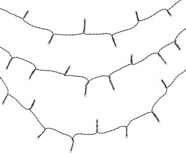 Preview: 2er-Set LED-Lichterketten mit 40 LEDs für innen & aussen, IP44, 4 m