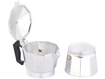 Electric mini single hotplate espresso maker, 500 W, cups