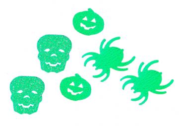 Preview: Halloween confetti in 3 motifs, glow-in-the-dark
