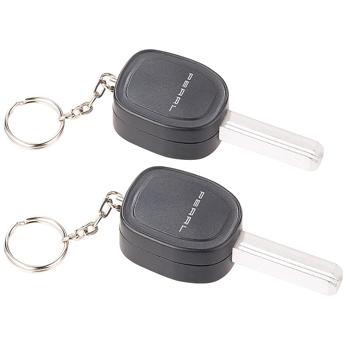 Preview: VisorTech Alarmes Personnelles Clé de Voiture - Sirène 110dB (Audible 185m) - Stylo Intégré - Rechargeable LR44 - Sécurité Discrète - Lot de 2