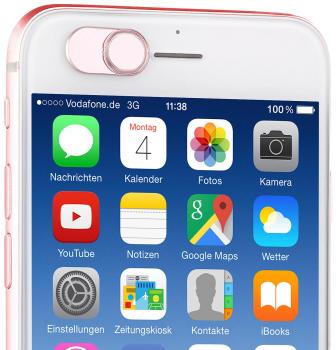 Preview: 3er-Set Webcam-Aluminium-Abdeckungen für Laptops & Co., selbstklebend