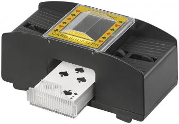 Preview: Electric card shuffler machine for 2 decks á 54 cards, black