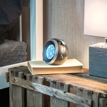 Preview: Digitaler Glockenwecker mit 2 Weckzeiten und Wochentags-Alarm, rund Preview: Digitaler Glockenwecker mit 2 Weckzeiten und Wochentags-Alarm, rund