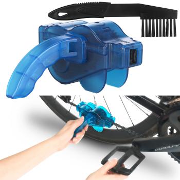 Preview: Bike chain cleaner with brush and sprocket scraper
