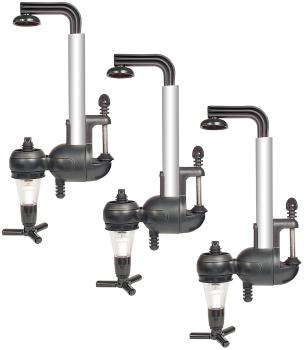 Preview: 3er-Set Flaschenhalter mit 3 cl Portionierer - Präzises Dosieren für Spirituosen, Cocktails & Hausbar - Wand-/Tischmontage, 0.7-1L Flaschengrösse