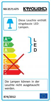 Preview: Projecteur LED pour extérieur - 20 W - Blanc chaud