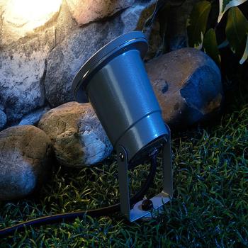 Preview: Indoor-Pflanzenstrahler, einflammig, GU10, grau 1,5M Kabel