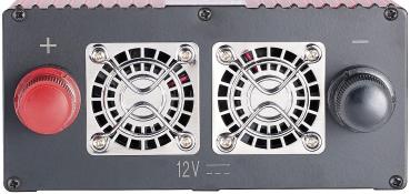 Preview: Automotive voltage converter 1000 W, 2x 230 V AC, 5 V USB, Peak 2000W