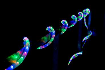 Preview: LED-Lichtschlauch, Innen- & Außenbereich, 720 LEDs, 20 m, farbig, IP44