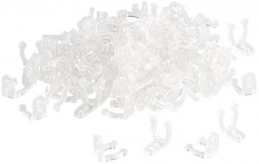 Preview: Halterungsclips für LED-Lichtschlauch 100er Set