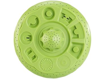 Preview: Gartensprinkler - 9 Sprüh-Einstellungen für effiziente Rasen- & Beet-Bewässerung & Abkühlung - Mit Erdspiess - Universeller Klick-Anschluss, Viereckregner