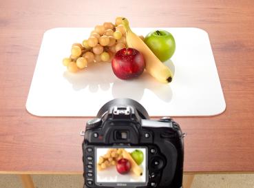 Preview: 2 Plaques de réflexion Somikon pour photo professionnelle - Effets lumière/ombre - Noir/Blanc - 400x400x3mm - Idéal bijoux/cosmétiques
