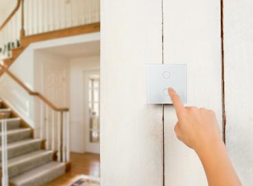 Preview: Doppio interruttore luminoso a sfioramento, compatibile con Amazon Alexa e Google Assistant