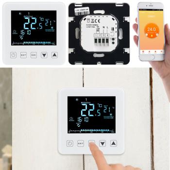 Preview: WLAN-Thermostat für Fussbodenheizungen, für Siri, Alexa & GA