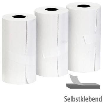 Preview: 3er-Set selbstklebende Thermorollen, 57 mm Breite, je 4,3 Meter, weiss
