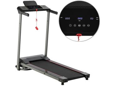 Preview: Laufband mit XL-LCD-Touch-Display, Tablet-Halter, klappbar, 600 W