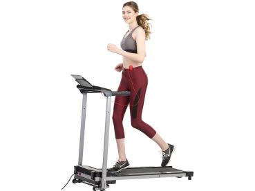 Preview: Laufband mit XL-LCD-Touch-Display, Tablet-Halter, klappbar, 600 W