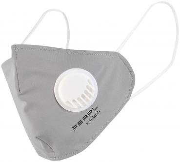Preview: Stoffmaske mit Ventil Grösse M - Waschbar bei 60°C & wiederverwendbar - Hygienischer Mund- & Nasenschutz mit 3-Schicht-Design & Ventil für leichtes Atmen