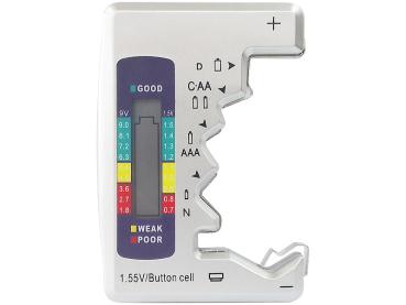 Preview: Tester multi-batteria compatto con display LCD per le batterie più comuni