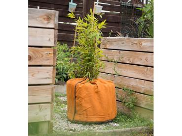 Preview: 2 Housse Hivernage Plante Pot Royal Gardineer 50x45cm - Anti-gel, Imperméable, Double Couche, Fond Perméable - Fermeture Scratch & Lacets