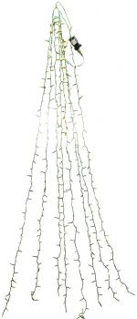 Preview: WLAN-Tannenbaum-Überwurf-Lichterkette mit App, 8 Girlanden, 320 LEDs