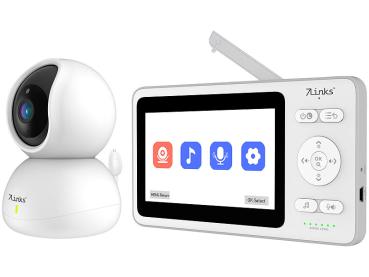 Preview: Video baby monitor, swivel & tilt camera, 11 cm (4.3