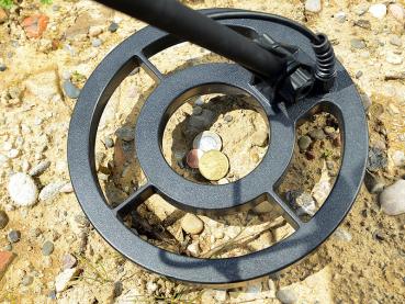 Preview: Rilevatore di metalli digitale per professionisti con indicazione della profondità, impermeabile