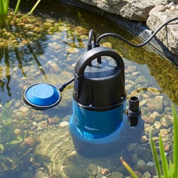 Preview: Tauchpumpe 400W mit Schwimmschalter - Ideal für Schmutzwasser, Regentonne & Brunnen - Pumpleistung 7500 l/h, IPX8, 10m Kabel