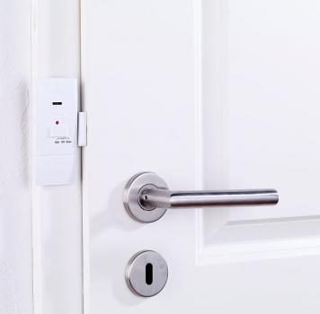 Preview: Tür- und Fensterkontakt für Alarmanlage XMD-30e XMD-30f - Einbruchmelder Kindersicherung - Funk 868 MHz - 300m Reichweite - Inkl. Batterien