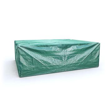 Preview: Bâche de protection XL pour mobilier de jardin - 250x80x210 cm - Résistante aux intempéries, déchirures & UV - Polyéthylène 110 g/m²