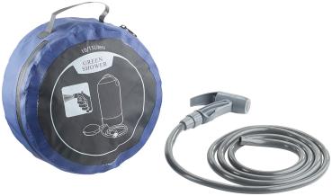 Preview: Tragbare Druck-Campingdusche mit Fusspumpe, 11 Liter
