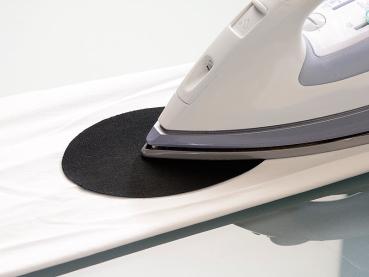 Preview: Toppe termoadesive a presa rapida in cotone, 2 pezzi, colore nero