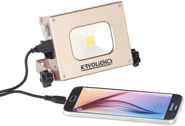 Preview: 2in1 LED floodlight and powerbank, solar panel, 10 watt COB LED, 370 lumens