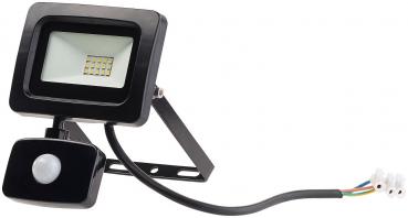 Preview: Mini LED floodlight, PIR sensor, 10 watt, 800 lm, daylight white, IP44