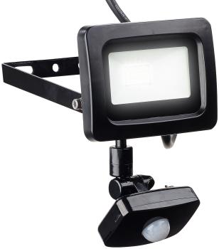 Preview: Mini LED floodlight, PIR sensor, 10 watt, 800 lm, daylight white, IP44