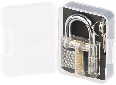 Preview: Set professionale per il lockpicking con borsa per grimaldelli da 30 pezzi e serratura di prova