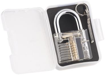 Preview: Set di grimaldelli con borsa per grimaldelli da 17 pezzi e serratura di prova