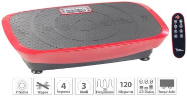 Preview: Breite 3D-Vibrationsplatte WBV-600.3D, 500 Watt, 20 Frequenzen & Timer