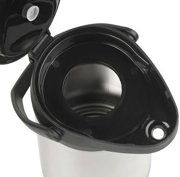 Preview: Doppelwandige Vakuum-Isolierkanne mit Pumpsystem, Edelstahl, 5 Liter