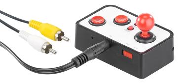 Preview: Console de jeu rétro 8 bits MGT - 200 jeux intégrés, connexion TV AV - Portable, sur piles, nostalgie arcade 80/90 - 65x40x20mm