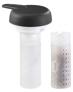 Preview: 2in1-Vakuum-Isolierkanne für Kaffee und Tee, mit Teesieb, 1Liter