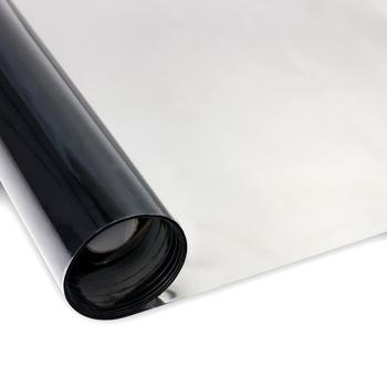 Preview: Privacy film 50 x 200 cm - dark, self-adhesive window film with UV protection - opaque, heat-reducing & ideal for windows, offices & living rooms