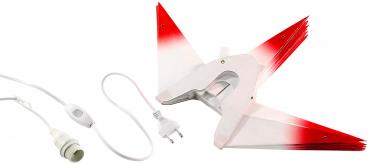 Preview: Lampada a stella di Natale in carta 4D, 60 cm