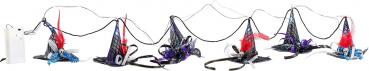 Preview: Witch hat light chain with color changing LEDs for Halloween